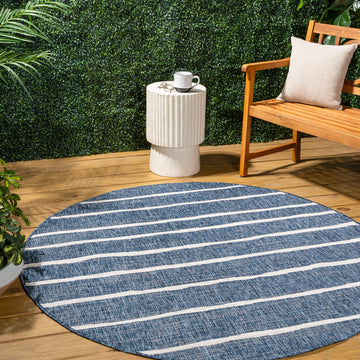 Colonia Berber Stripe Indoor/outdoor Area Rug